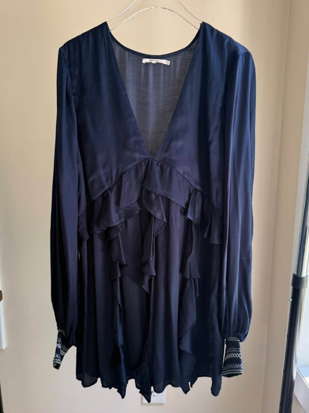 Tularosa Leighton mini dress in slate blue